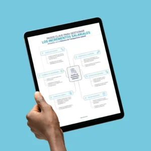 infografía de incrementos salariales